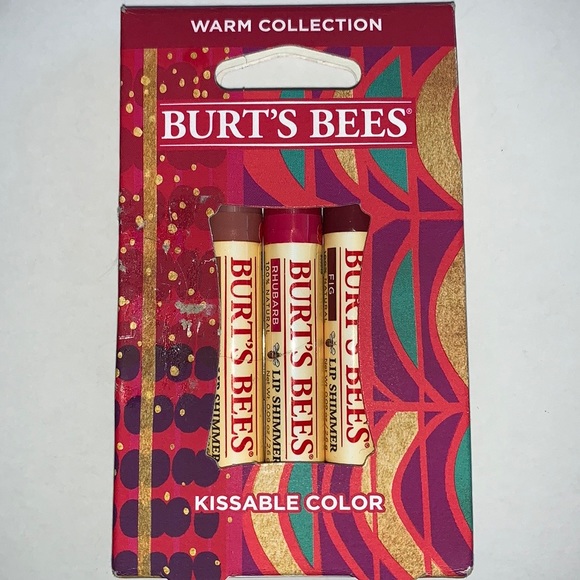 COPY - NWT BURT’s BEES💋Lip Shimmer🎁Gift Set (3/Box) - Picture 1 of 7